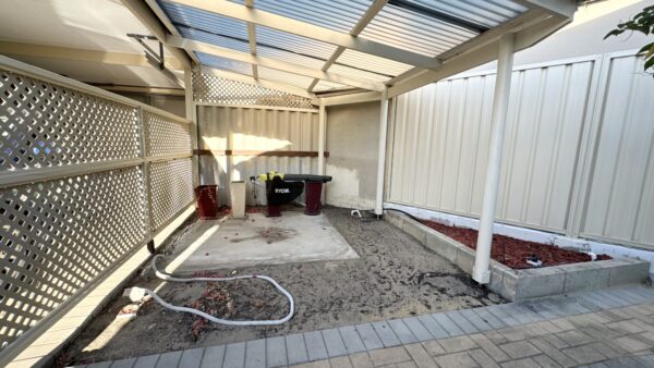 20 McWhae Gardens Bayswater. Backyard 5. Contact Mick Lay