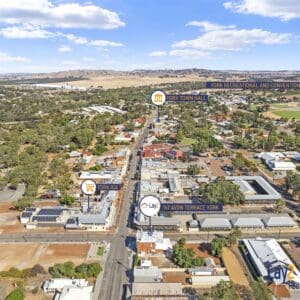 147 Avon Terrace York WA 6302. Ariel Photo.