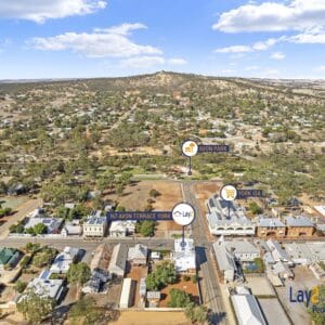 147 Avon Terrace York WA 6302. Ariel Photo.