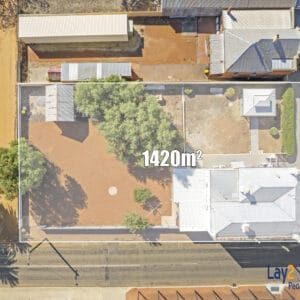 147 Avon Terrace York WA 6302. Overhead Photo.