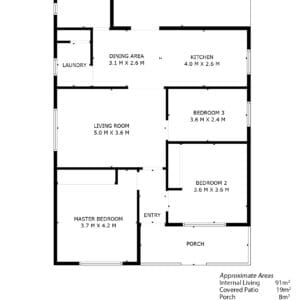 Floor Plan image - 11 Traylen Road Bayswater WA 6053. Property for sale by Lay2 Real Estate. Mick Lay.