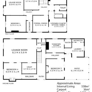147 Avon Terrace York WA 6302. Sea Change, Anyone? Circa 1889 Built Two Storey Bank. - Image 35