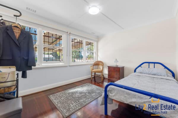 22 Beechboro Road South Bayswater WA 6053 third bedroom image. Property for sale by Lay2 Real Estate. Mick Lay.