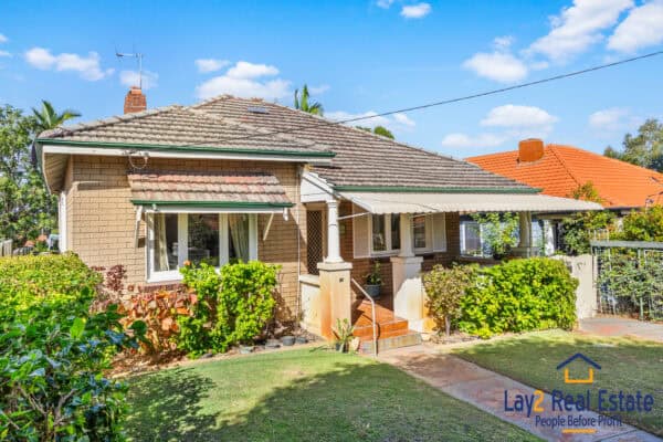 23 Hayward Street, Bayswater, WA, 6053. For Sale. Lay2 Real Estate. Mick Lay. Front of House.