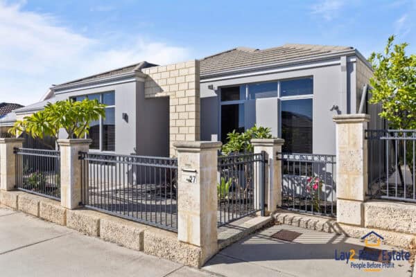 27 Marden Grange Aveley WA 6069. Front of property image. Home for sale by Lay2 Real Estate. Mick Lay.
