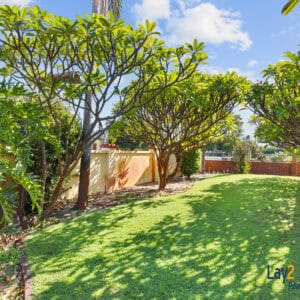 For Sale. 22 Beechboro Road South, Bayswater. Lay 2 Real Estate. Mick Lay. Side Garden.