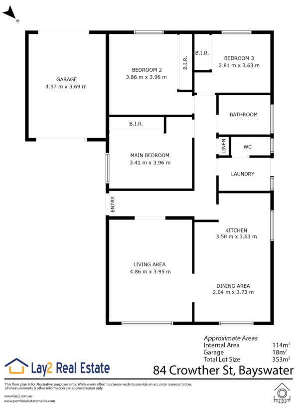 Walk to the River! Neat and Complete Three bedroom Home. 84 Crowther Street Bayswater WA 6053 - Image 22