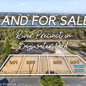 55 Stone St Bayswater - 4 Lots For Sale - Lot4 now under offer - lots image. Lay2 Real Estate.